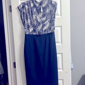 Express, Cowl neck pencil skirt dress